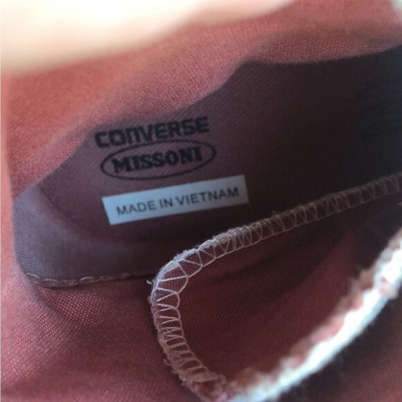 Converse Missoni X Limited Edition Chuck Taylor Sparkly Aztec design Shoes - Picture 5 of 7